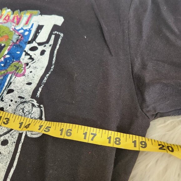 Rugrats We Want Reptar!‎ T-shirt Men's Size M Black Short Sleeves FLAW - Picture 4 of 7